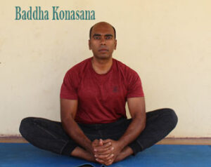 Baddha konasan for regular mensuration's 